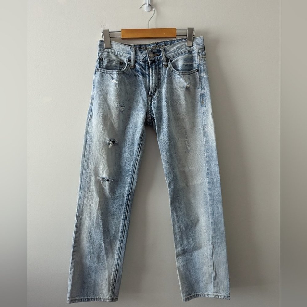 American Eagle Outfitters Men’s Slim Straight Light Wash Blue Jeans
